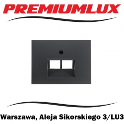 Berker Hager K.1 element centralny gniazda RJ45 podwójny antracyt Warszawa Aleja Sikorskiego 3 LU3 Bartycka